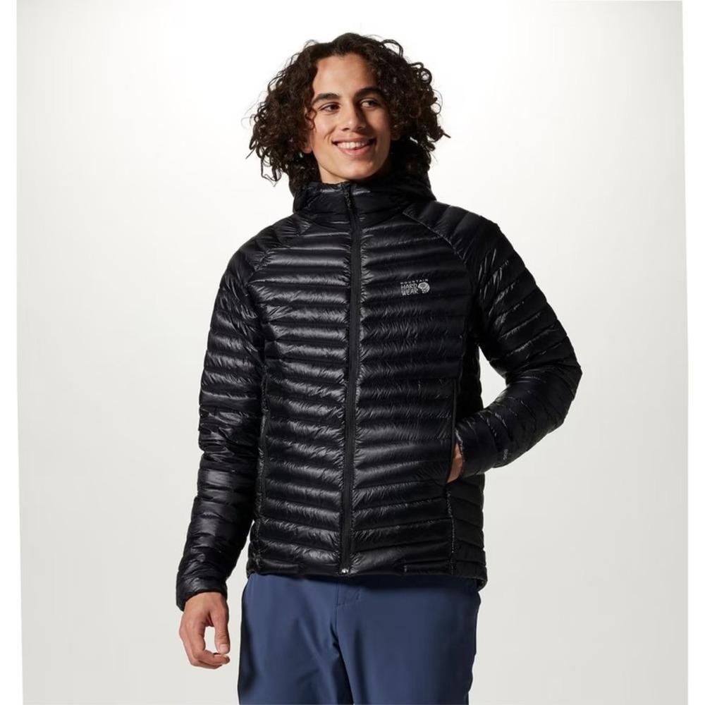 Mountain Hardwear Men's Large (L) Ghost Whisperer Hoody 800FP Down Jacket Black